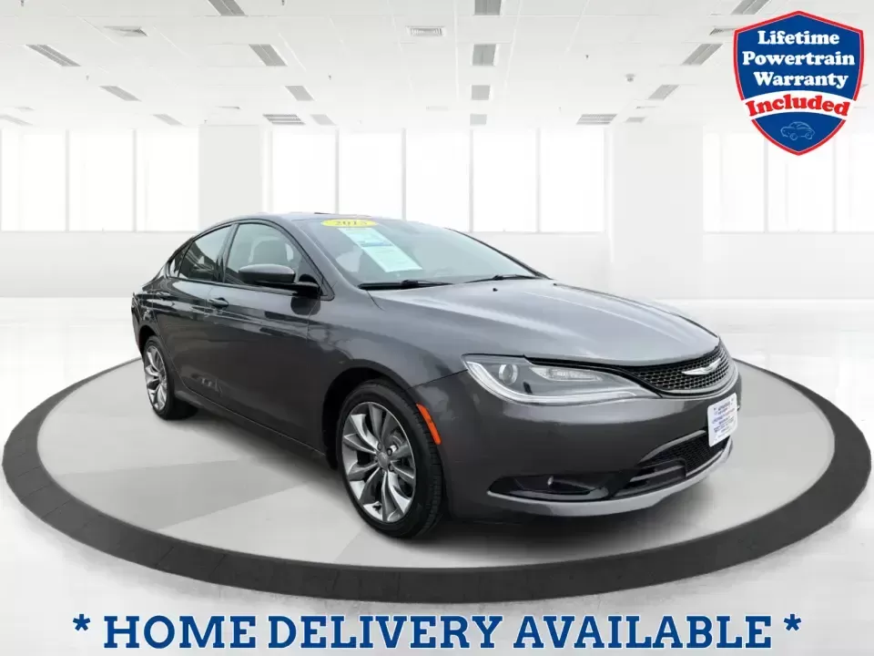 2015 Chrysler 200 S (1C3CCCBG7FN) with an 3.6L V6 DOHC 24V FFV engine, 9-Speed Automatic transmission, located at 8750 N County Rd 25A, Piqua, OH, 45356, (937) 908-9800, 40.164391, -84.232513 - Need a smart, comfortable sedan for the weekday commute up I-75, quick errands around Piqua, and the occasional road trip to Dayton or Troy? This 2015 Chrysler 200 S delivers the kind of smooth V6 power, upscale comfort, and everyday practicality that fits real life-whether you're a busy parent shut - Photo#0