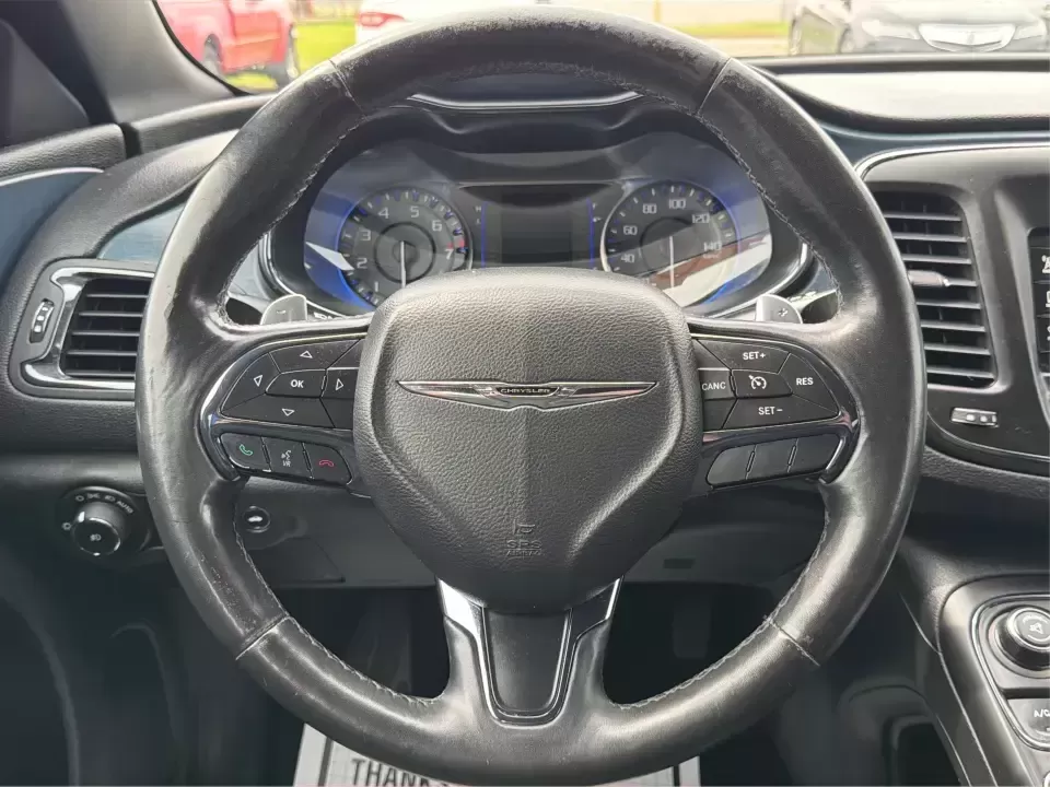 2015 Chrysler 200 S (1C3CCCBG7FN) with an 3.6L V6 DOHC 24V FFV engine, 9-Speed Automatic transmission, located at 8750 N County Rd 25A, Piqua, OH, 45356, (937) 908-9800, 40.164391, -84.232513 - Need a smart, comfortable sedan for the weekday commute up I-75, quick errands around Piqua, and the occasional road trip to Dayton or Troy? This 2015 Chrysler 200 S delivers the kind of smooth V6 power, upscale comfort, and everyday practicality that fits real life-whether you're a busy parent shut - Photo#16