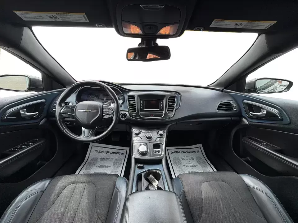 2015 Chrysler 200 S (1C3CCCBG7FN) with an 3.6L V6 DOHC 24V FFV engine, 9-Speed Automatic transmission, located at 8750 N County Rd 25A, Piqua, OH, 45356, (937) 908-9800, 40.164391, -84.232513 - Need a smart, comfortable sedan for the weekday commute up I-75, quick errands around Piqua, and the occasional road trip to Dayton or Troy? This 2015 Chrysler 200 S delivers the kind of smooth V6 power, upscale comfort, and everyday practicality that fits real life-whether you're a busy parent shut - Photo#21