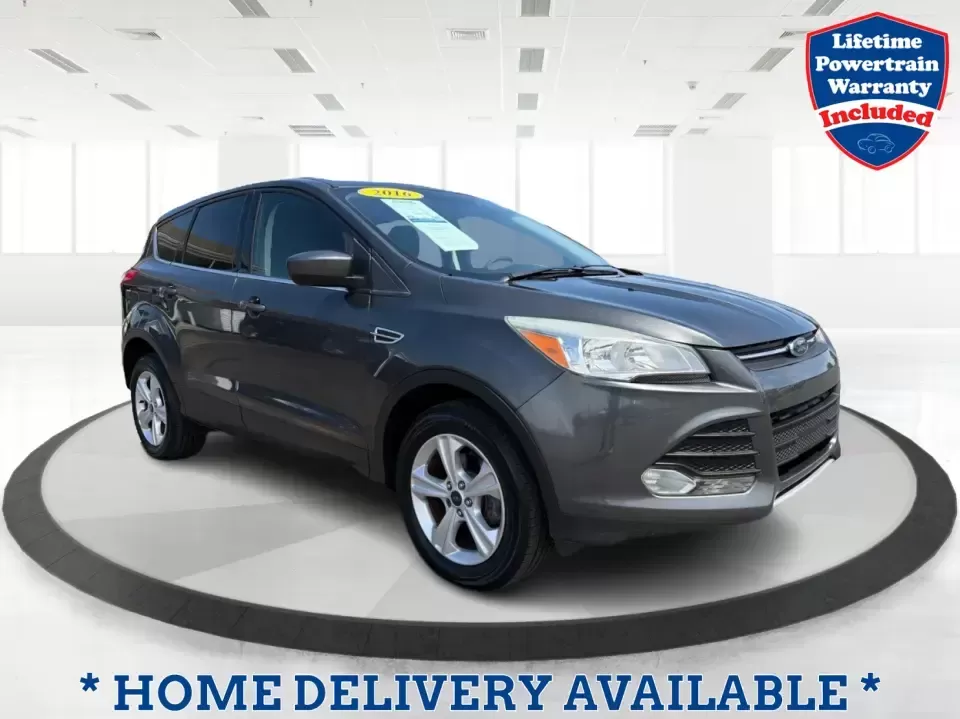2016 Ford Escape SE (1FMCU0G77GU) with an 2.5L L4 DOHC 16V engine, 6-Speed Automatic transmission, located at 4508 South Dixie Dr, Moraine, OH, 45439, (937) 908-9800, 39.689976, -84.218452 - Whether you're commuting up and down South Dixie Drive, running errands between Moraine and Dayton, or packing up for a weekend getaway, this 2016 Ford Escape SE is the kind of practical SUV that fits real life. It's easy to park, comfortable for daily driving, and versatile enough for everything fr - Photo#0