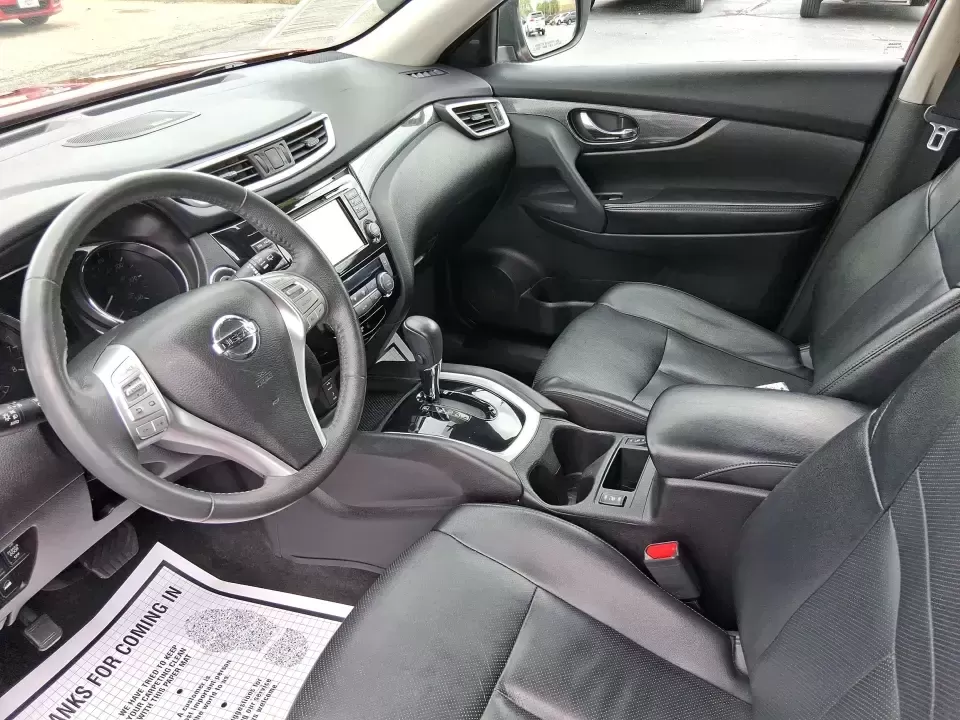 2016 Nissan Rogue SL (5N1AT2MV7GC) with an 2.5L I-4 DOHC engine, CVT transmission, located at 1230 East Main St, Xenia, OH, 45385, (937) 908-9800, 39.688026, -83.910172 - Picture your next Ohio weekend: packing up for John Bryan State Park, cruising out toward Clifton Gorge, or simply making the school run and the daily commute down US-35 feel easier and more comfortable. This 2016 Nissan Rogue SL in eye-catching Cayenne Red is the kind of practical, do-it-all SUV th - Photo#9