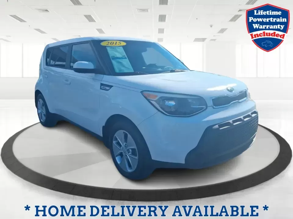 2015 Kia Soul Base (KNDJN2A28F7) with an 1.6L L4 DOHC 16V engine, located at 1099 N County Rd 25A , Troy, OH, 45373, (937) 908-9800, 40.057079, -84.212883 - Whether you're commuting down I-75, running errands between Troy neighborhoods, or packing up for a weekend escape to Charleston Falls Preserve, this 2015 Kia Soul is the kind of practical, personality-packed ride that fits real life. With its easy-to-park wagon shape, versatile cargo space, and fue - Photo#0