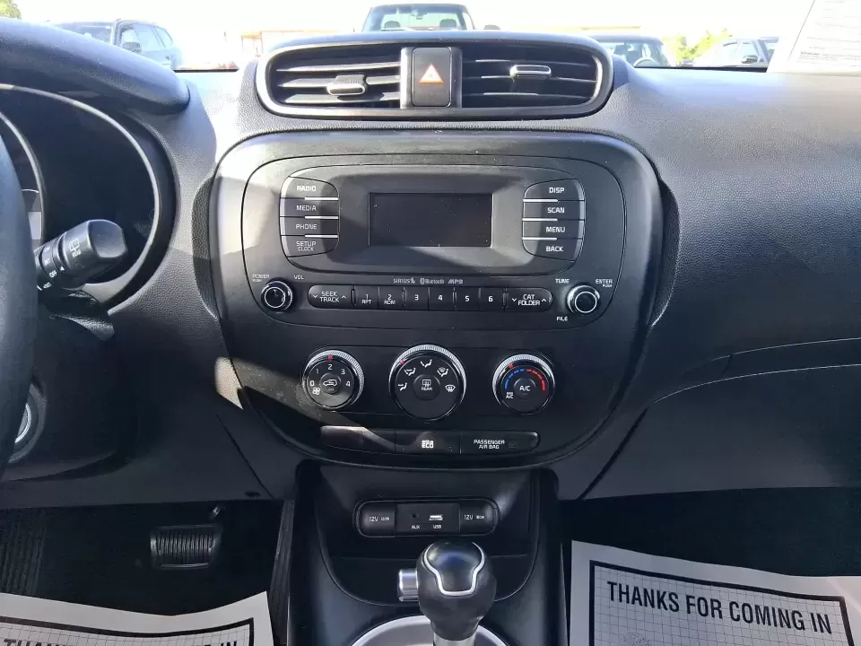 2015 Kia Soul Base (KNDJN2A28F7) with an 1.6L L4 DOHC 16V engine, located at 1099 N County Rd 25A , Troy, OH, 45373, (937) 908-9800, 40.057079, -84.212883 - Whether you're commuting down I-75, running errands between Troy neighborhoods, or packing up for a weekend escape to Charleston Falls Preserve, this 2015 Kia Soul is the kind of practical, personality-packed ride that fits real life. With its easy-to-park wagon shape, versatile cargo space, and fue - Photo#13