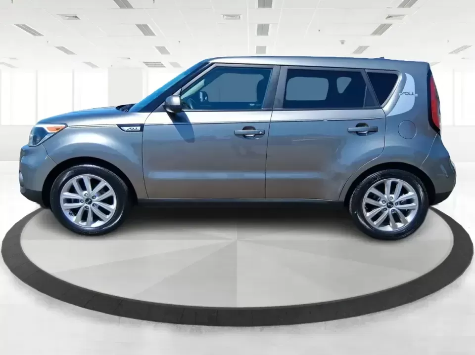 2018 Kia Soul + (KNDJP3A58J7) with an 2L I-4 gasoline direct injection engine, 6A transmission, located at 401 Woodman Dr, Riverside, OH, 45431, (937) 908-9800, 39.760899, -84.123421 - Pack more into every day-commute-ready comfort for I675 and Route 35, easy parking for quick stops near The Greene, and flexible cargo space for weekend runs to Eastwood MetroPark-this 2018 Kia Soul + is built for Riverside life. With its distinctive hatchback shape, Titanium Gray finish, and practi - Photo#5