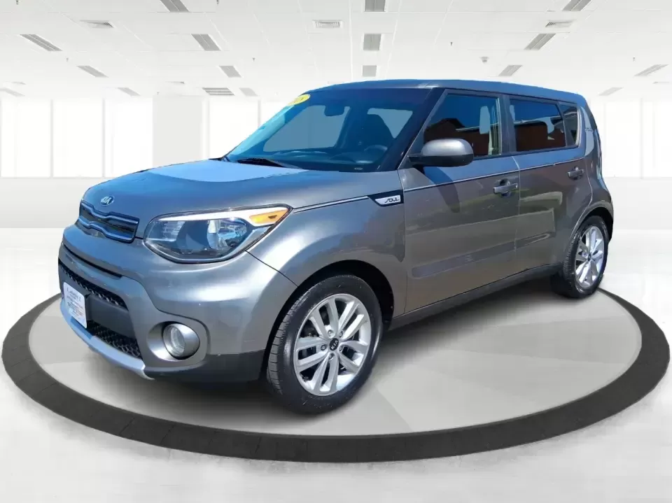 2018 Kia Soul + (KNDJP3A58J7) with an 2L I-4 gasoline direct injection engine, 6A transmission, located at 401 Woodman Dr, Riverside, OH, 45431, (937) 908-9800, 39.760899, -84.123421 - Pack more into every day-commute-ready comfort for I675 and Route 35, easy parking for quick stops near The Greene, and flexible cargo space for weekend runs to Eastwood MetroPark-this 2018 Kia Soul + is built for Riverside life. With its distinctive hatchback shape, Titanium Gray finish, and practi - Photo#8