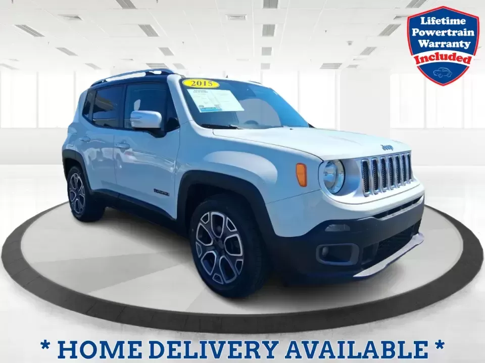 2015 Jeep Renegade Limited (ZACCJADT8FP) with an MultiAir2 Tigershark 2.4L I-4 variable valve contr engine, 9-Speed Automatic transmission, located at 401 Woodman Dr, Riverside, OH, 45431, (937) 908-9800, 39.760899, -84.123421 - Weekend plans, daily commutes, and last-minute road trips feel a lot easier when you've got a compact SUV that fits downtown parking spots but still has the confidence for I-675 and the back roads around the Miami Valley. This 2015 Jeep Renegade Limited is a smart pick for drivers who want SUV versa - Photo#0