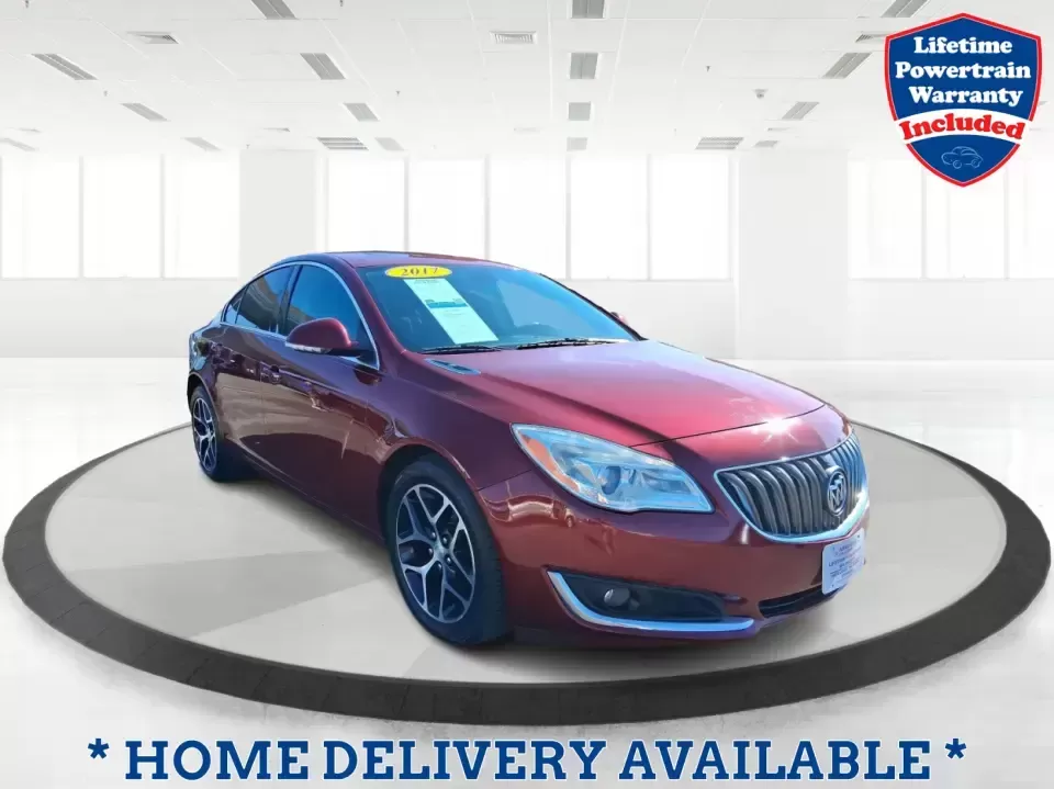 2017 Buick Regal Turbo Sport Touring (2G4GL5EX9H9) with an 2L I-4 gasoline direct injection engine, 6A transmission, located at 8750 N County Rd 25A, Piqua, OH, 45356, (937) 908-9800, 40.164391, -84.232513 - Need a sporty, comfortable commuter that still feels special on date night, errands around town, or a weekend run up I75? This 2017 Buick Regal Turbo Sport Touring in Crimson Red Tintcoat fits the lifestyle of drivers who want a refined sedan with confident power for daily miles, plus the kind of fe - Photo#0