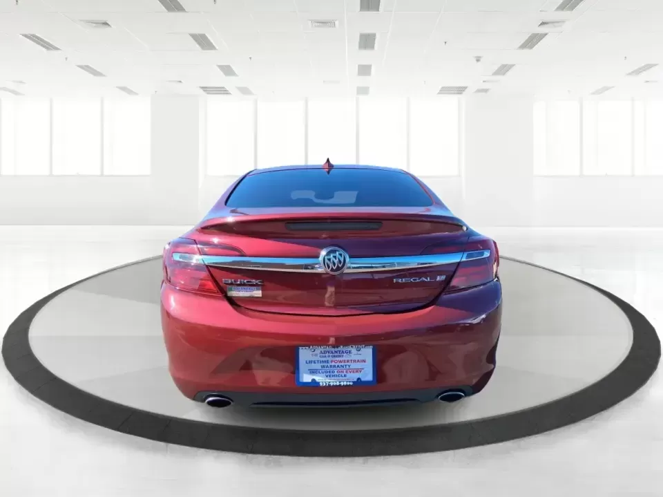 2017 Buick Regal Turbo Sport Touring (2G4GL5EX9H9) with an 2L I-4 gasoline direct injection engine, 6A transmission, located at 8750 N County Rd 25A, Piqua, OH, 45356, (937) 908-9800, 40.164391, -84.232513 - Need a sporty, comfortable commuter that still feels special on date night, errands around town, or a weekend run up I75? This 2017 Buick Regal Turbo Sport Touring in Crimson Red Tintcoat fits the lifestyle of drivers who want a refined sedan with confident power for daily miles, plus the kind of fe - Photo#3