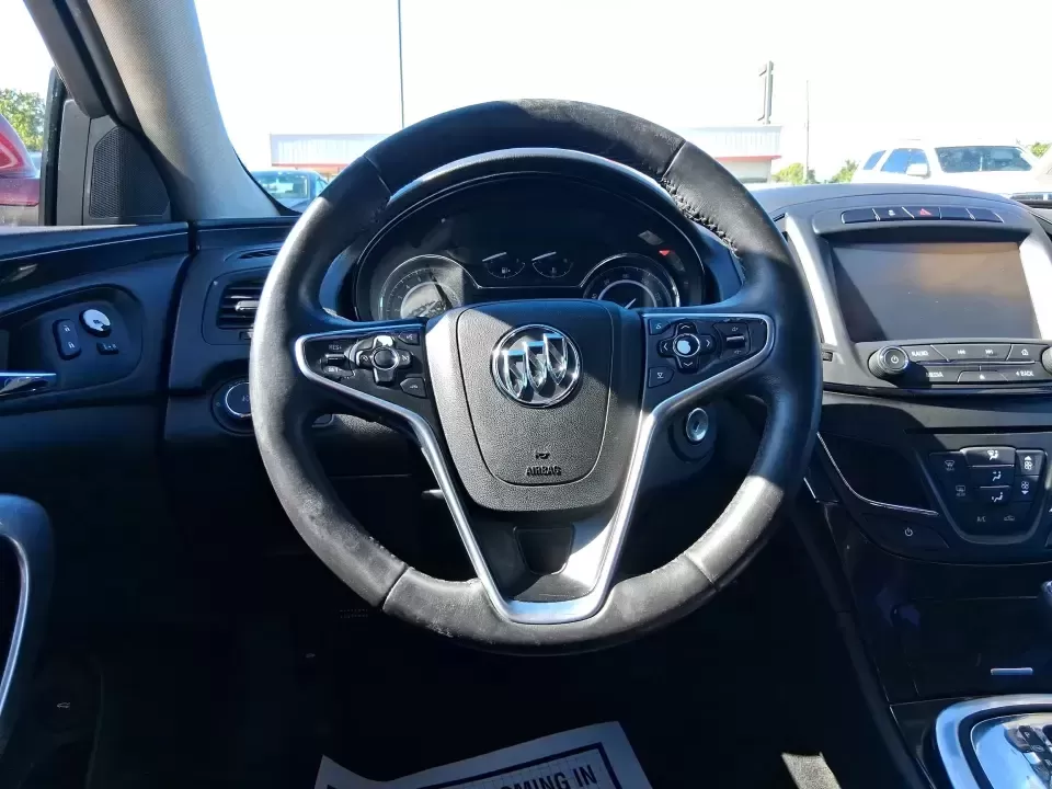 2017 Buick Regal Turbo Sport Touring (2G4GL5EX9H9) with an 2L I-4 gasoline direct injection engine, 6A transmission, located at 8750 N County Rd 25A, Piqua, OH, 45356, (937) 908-9800, 40.164391, -84.232513 - Need a sporty, comfortable commuter that still feels special on date night, errands around town, or a weekend run up I75? This 2017 Buick Regal Turbo Sport Touring in Crimson Red Tintcoat fits the lifestyle of drivers who want a refined sedan with confident power for daily miles, plus the kind of fe - Photo#16