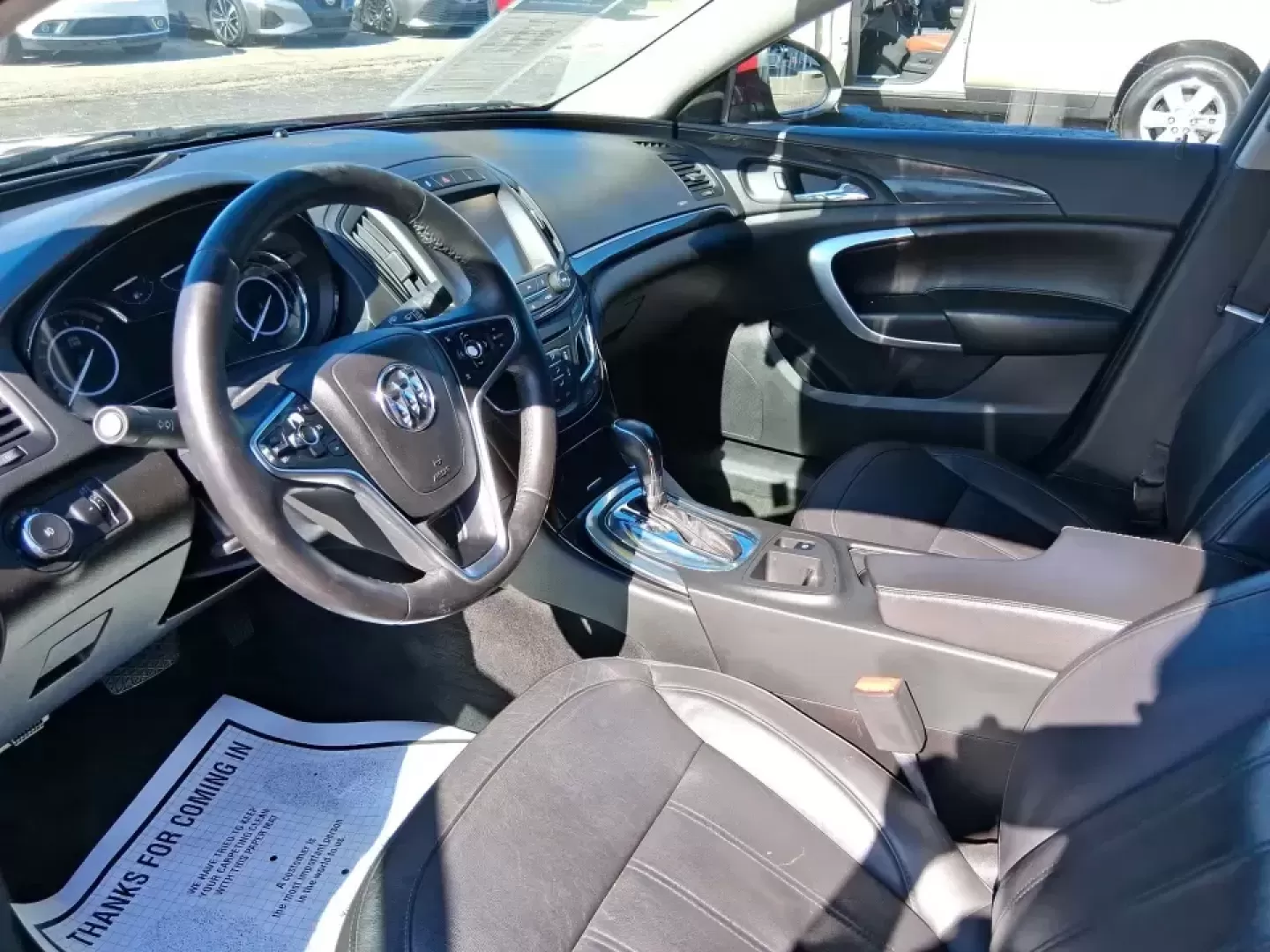 2017 Buick Regal Turbo Sport Touring (2G4GL5EX9H9) with an 2L I-4 gasoline direct injection engine, 6A transmission, located at 1099 N County Rd 25A , Troy, OH, 45373, (937) 908-9800, 40.057079, -84.212883 - Need a sporty, comfortable commuter that still feels special on date night, errands around town, or a weekend run up I75? This 2017 Buick Regal Turbo Sport Touring in Crimson Red Tintcoat fits the lifestyle of drivers who want a refined sedan with confident power for daily miles, plus the kind of fe - Photo#9