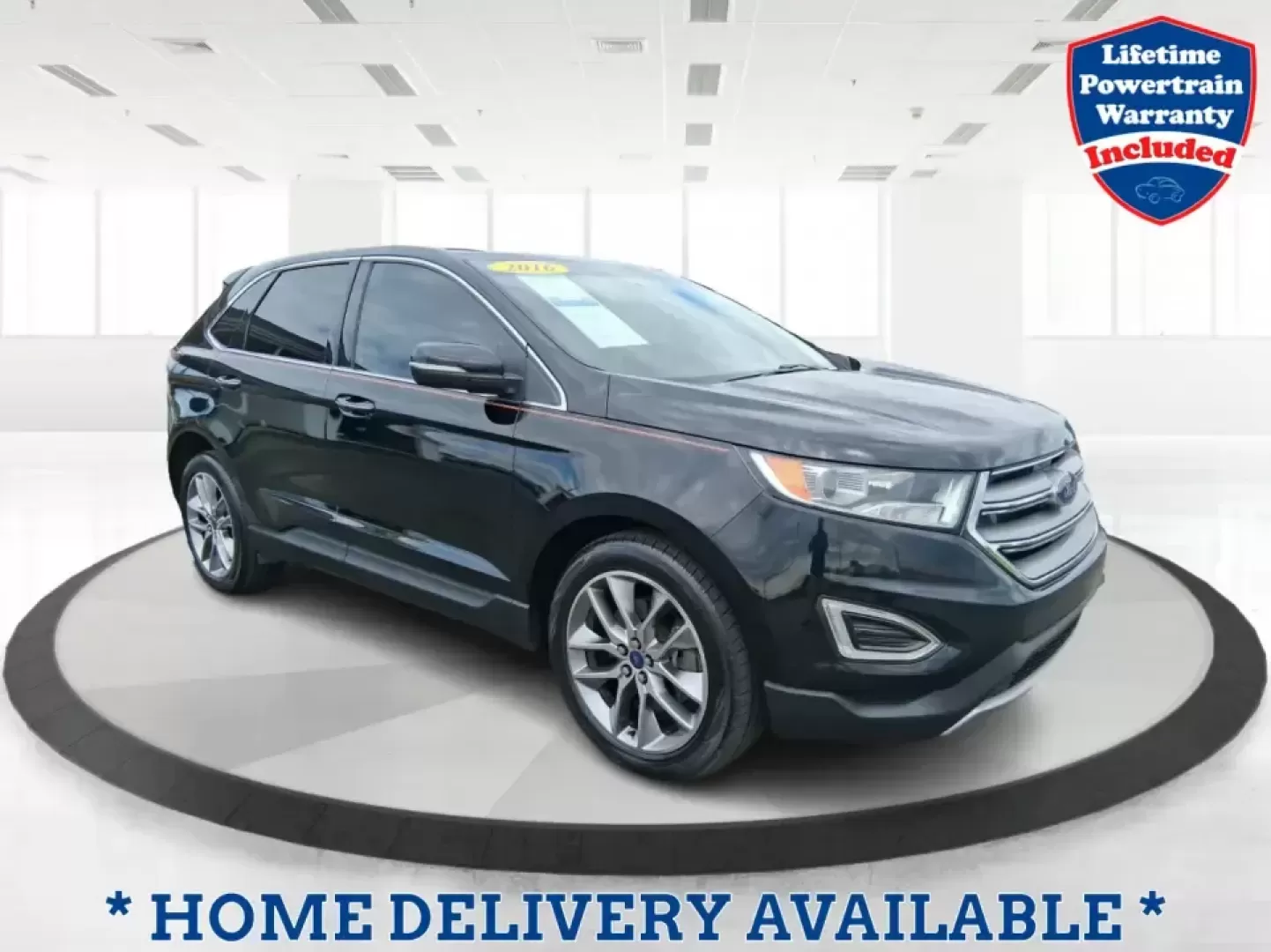 2016 Ford Edge Titanium (2FMPK3K87GB) with an 3.5L V6 DOHC 24V engine, 6A transmission, located at 401 Woodman Dr, Riverside, OH, 45431, (937) 908-9800, 39.760899, -84.123421 - Road-trip weekends to Hocking Hills, daily commutes down I675, and school drop-offs around Riverside all feel easier when you've got a comfortable, feature-packed SUV that fits real life. This 2016 Ford Edge Titanium in Shadow Black delivers the kind of refined ride and smart tech that makes every m- Photo#0
