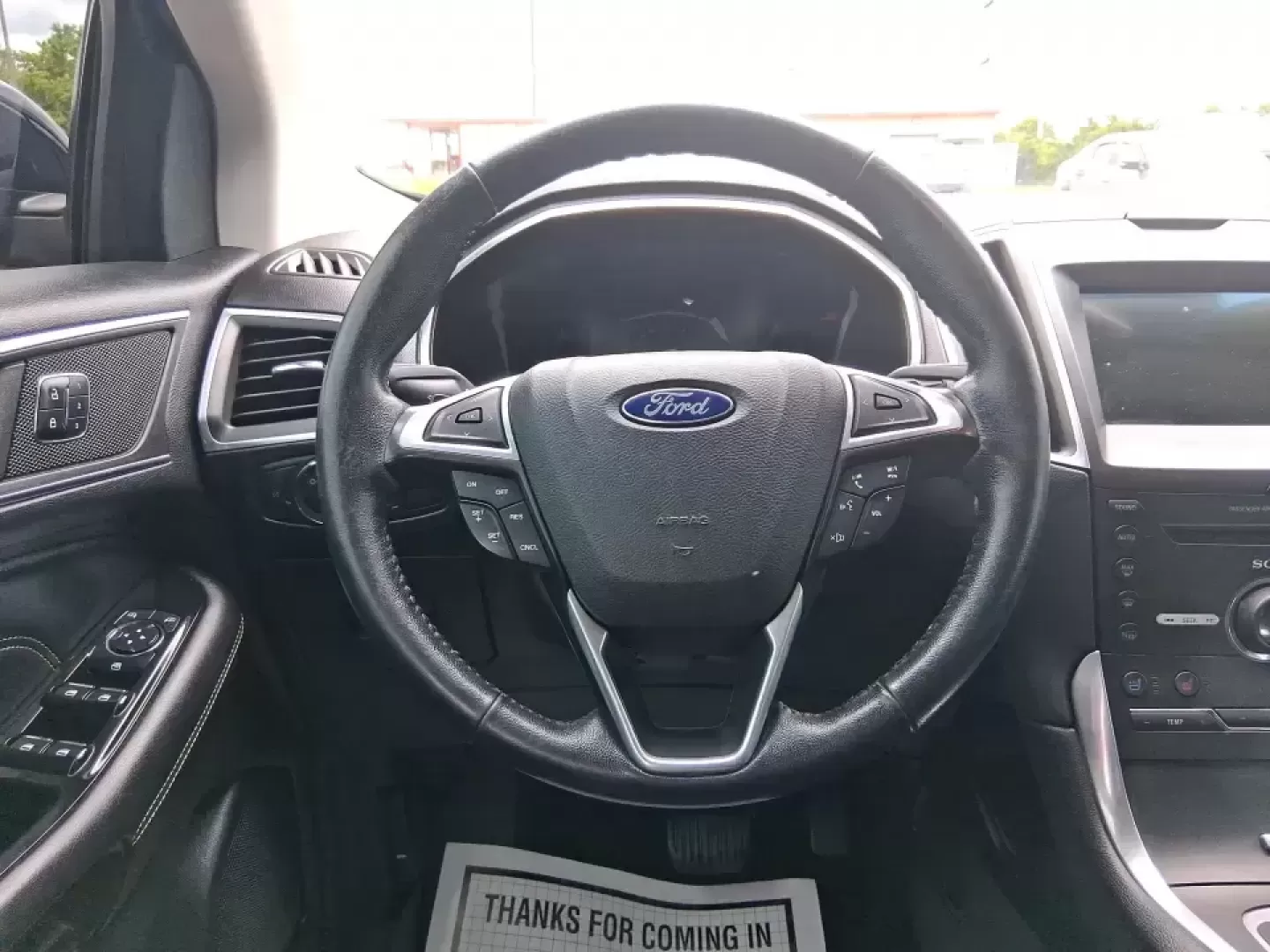 2016 Ford Edge Titanium (2FMPK3K87GB) with an 3.5L V6 DOHC 24V engine, 6A transmission, located at 401 Woodman Dr, Riverside, OH, 45431, (937) 908-9800, 39.760899, -84.123421 - Road-trip weekends to Hocking Hills, daily commutes down I675, and school drop-offs around Riverside all feel easier when you've got a comfortable, feature-packed SUV that fits real life. This 2016 Ford Edge Titanium in Shadow Black delivers the kind of refined ride and smart tech that makes every m- Photo#16