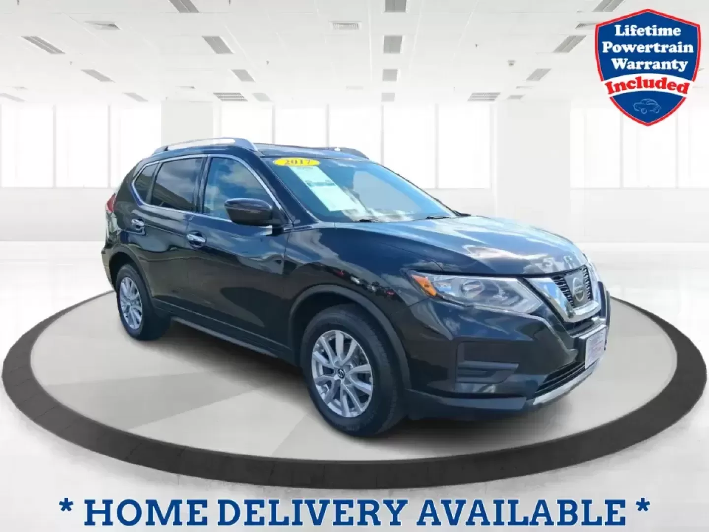 2017 Nissan Rogue SV (KNMAT2MV0HP) with an 2.5L I-4 DOHC engine, CVT transmission, located at 8750 N County Rd 25A, Piqua, OH, 45356, (937) 908-9800, 40.164391, -84.232513 - Picture your next road trip up I75 with the family, a weekend run to Indian Lake, or a confidence-inspiring commute through Miami County in a versatile SUV that's built to handle Ohio's changing seasons. This **2017 Nissan Rogue SV** in **Magnetic Black** brings the everyday practicality busy househ - Photo#0