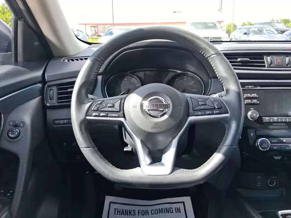 2017 Nissan Rogue SV (KNMAT2MV0HP) with an 2.5L I-4 DOHC engine, CVT transmission, located at 8750 N County Rd 25A, Piqua, OH, 45356, (937) 908-9800, 40.164391, -84.232513 - 2017 Nissan Rogue SV - Photo#16