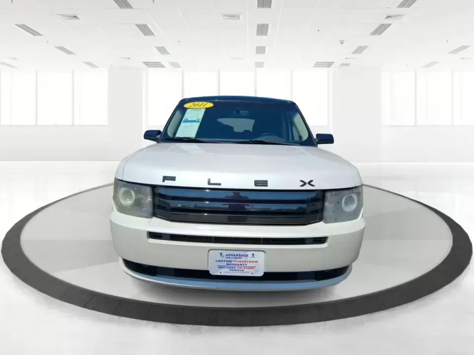 2011 Ford Flex Titanium (2FMGK5DC2BB) with an Duratec 3.5L V-6 DOHC engine, 6-Speed Automatic Overdrive transmission, located at 1951 S Dayton Lakeview Rd., New Carlisle, OH, 45344, (937) 908-9800, 39.890999, -84.050255 - Road-trip ready and family-friendly without feeling like a bus, this 2011 Ford Flex Limited | Titanium is the kind of crossover that fits real life-school drop-offs, long commutes, weekend tournaments, and those last-minute runs for groceries when the cargo space actually matters. Finished in White - Photo#7
