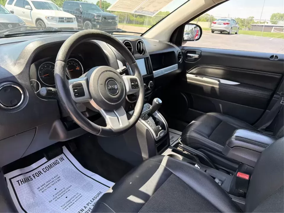 2017 Jeep Compass Latitude 4x4 (1C4NJDEB3HD) with an 2.4L I-4 DOHC engine, 6A transmission, located at 1230 East Main St, Xenia, OH, 45385, (937) 908-9800, 39.688026, -83.910172 - Ready for weekend escapes to John Bryan State Park, everyday school drop-offs, and confident winter commutes on US-35? This 2017 Jeep Compass Latitude 4x4 in Black Clearcoat is the kind of compact SUV that fits real life in Xenia, OH-easy to park around downtown, comfortable for long drives toward D - Photo#9