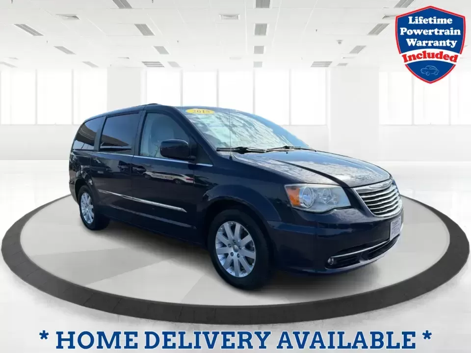 2015 Chrysler Town and Country Touring (2C4RC1BG1FR) with an 3.6L V-6 DOHC engine, 6-Speed Automatic transmission, located at 1951 S Dayton Lakeview Rd., New Carlisle, OH, 45344, (937) 908-9800, 39.890999, -84.050255 - Load up the kids, the snacks, and the luggage-this 2015 Chrysler Town and Country Touring is built for real life in New Carlisle, whether you're running daily school drop-offs, commuting toward Dayton, or packing up for a weekend road trip. Finished in eye-catching True Blue Pearlcoat, this family - Photo#0