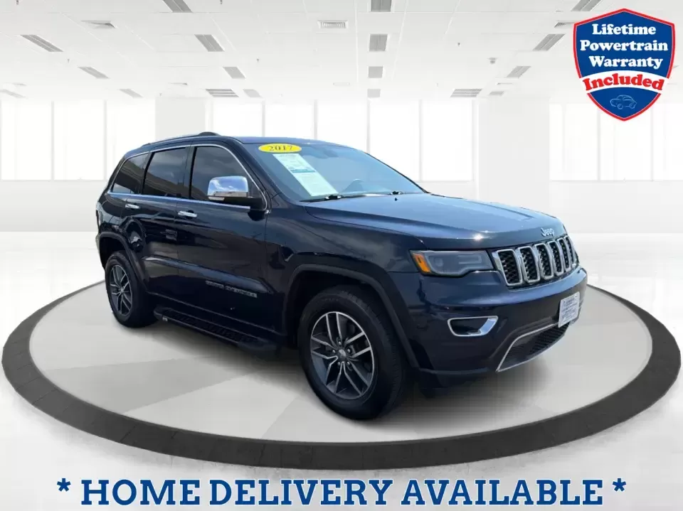 2017 Jeep Grand Cherokee Limited 4x2 (1C4RJEBG2HC) with an 3.6L V6 DOHC 24V engine, 8A transmission, located at 880 E. National Road, Vandalia, OH, 45377, (937) 908-9800, 39.891918, -84.183594 - Picture your next road trip starting in Vandalia-bags packed, playlists ready, and the comfort to make every mile feel easy. This 2017 Jeep Grand Cherokee Limited 4x2 is a smart fit for busy families, daily commuters heading toward Dayton, and weekend explorers who want SUV space and Jeep style with - Photo#0
