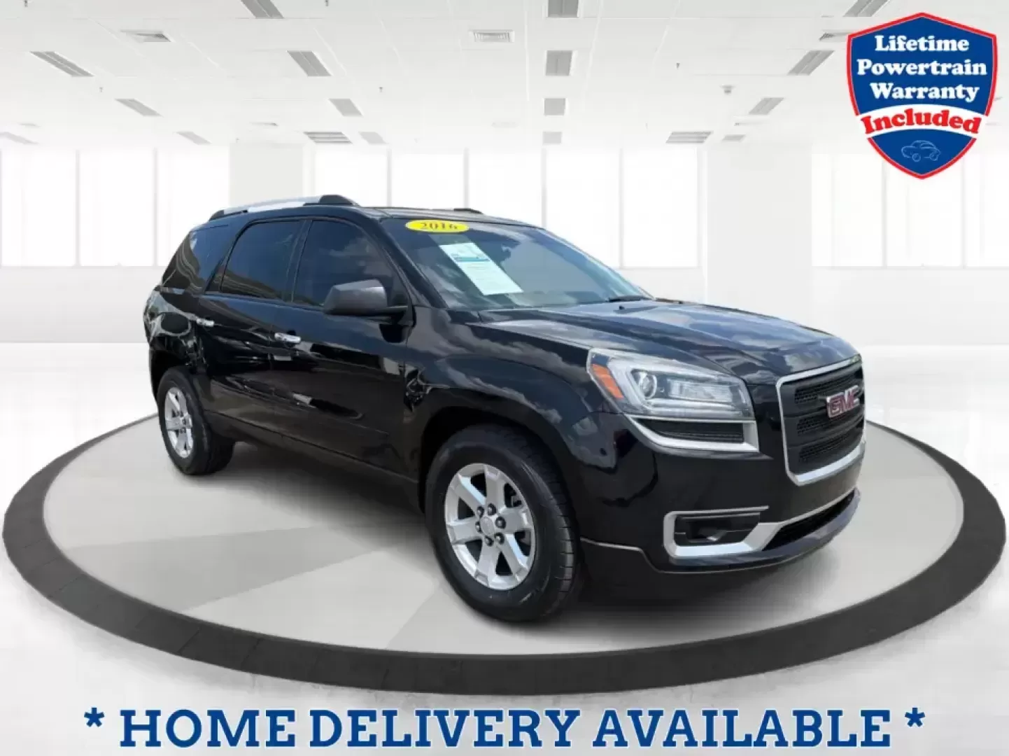 2016 GMC Acadia SLE-2 (1GKKVPKD1GJ) with an 3.6L V-6 gasoline direct injection engine, 6A transmission, located at 401 Woodman Dr, Riverside, OH, 45431, (937) 908-9800, 39.760899, -84.123421 - Need one SUV that can handle school drop-offs, long commutes, and weekend getaways to the MetroParks without feeling cramped? This 2016 GMC Acadia SLE-2 in Ebony Twilight Metallic is a smart fit for busy families and active drivers who want three-row flexibility, confident traction, and everyday com- Photo#0