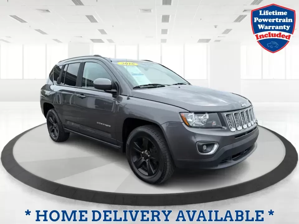 2016 Jeep Compass High Altitude Edition (1C4NJDEB2GD) with an 2.4L I-4 DOHC engine, 6A transmission, located at 8750 N County Rd 25A, Piqua, OH, 45356, (937) 908-9800, 40.164391, -84.232513 - Need a compact SUV that can handle Ohio weather, weekday commutes, and spontaneous weekend escapes without feeling bulky? This **2016 Jeep Compass High Altitude Edition 4WD** fits that lifestyle well-easy to park for errands around town, confident on wet back roads, and comfortable for longer drives - Photo#0