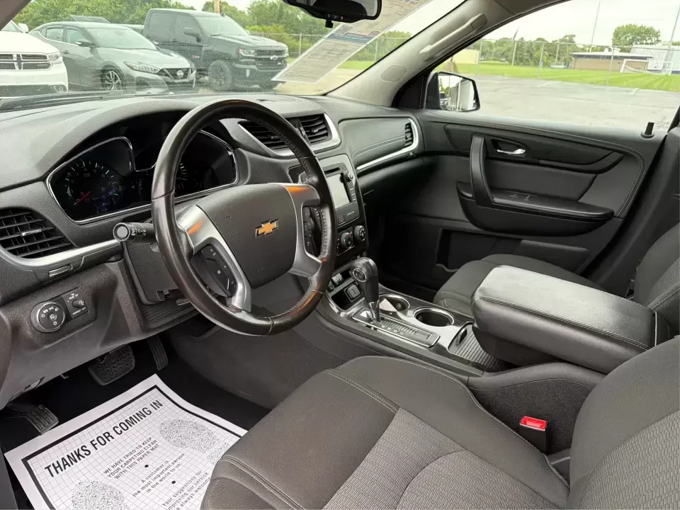 2016 Chevrolet Traverse 1LT (1GNKRGKD1GJ) with an 3.6L V-6 gasoline direct injection engine, 6A transmission, located at 8750 N County Rd 25A, Piqua, OH, 45356, (937) 908-9800, 40.164391, -84.232513 - Load up the kids, the cooler, and the weekend plans-this 2016 Chevrolet Traverse 1LT is the kind of family-ready SUV that makes school runs, long commutes, and Ohio road trips feel simpler. With three-row flexibility, a confident 3.6L V6, and everyday comfort features, it's a smart pick for growing - Photo#9