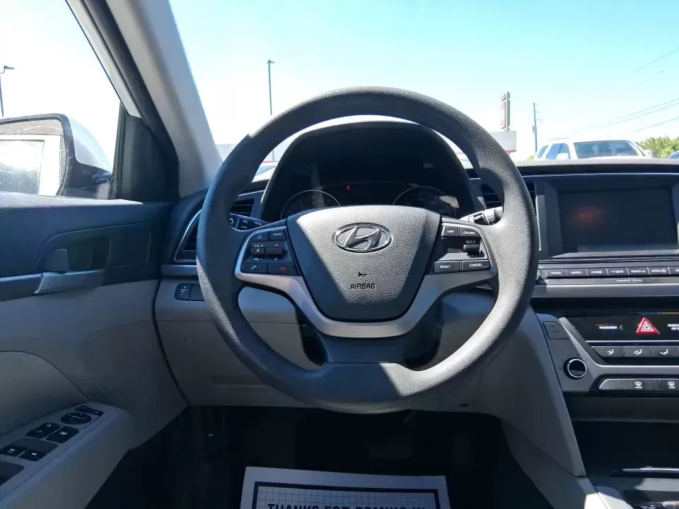 2017 Hyundai Elantra SE (5NPD84LF7HH) with an Nu 2L I-4 DOHC engine, 6A transmission, located at 880 E. National Road, Vandalia, OH, 45377, (937) 908-9800, 39.891918, -84.183594 - Need a smart, efficient sedan for the daily commute from Vandalia to Dayton, quick school drop-offs, or weekend runs out to the National Museum of the U.S. Air Force? This 2017 Hyundai Elantra SE is the kind of practical, comfortable ride that fits real life-easy to park, easy to drive, and efficien - Photo#16
