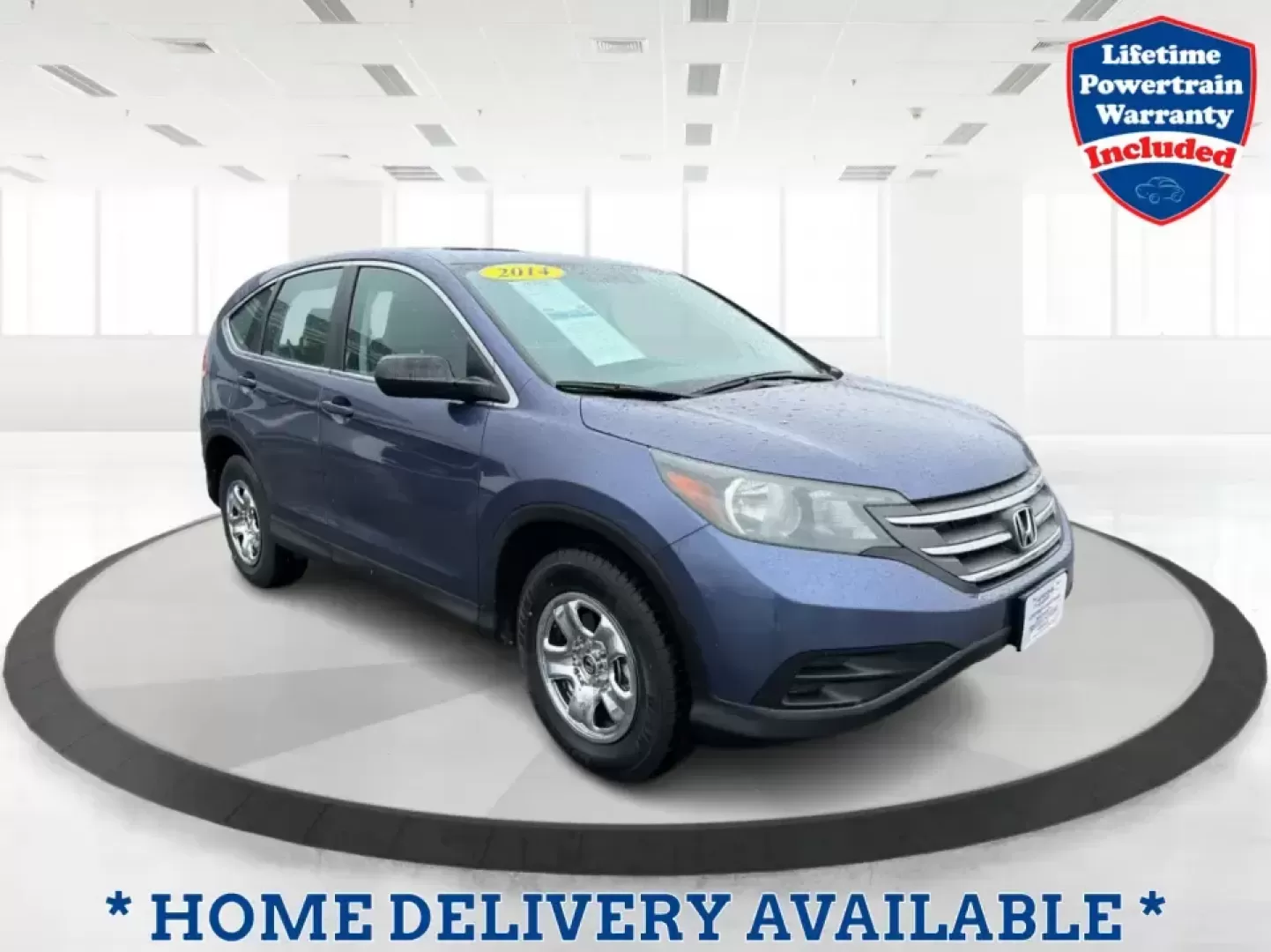 2014 Honda CR-V LX (2HKRM4H30EH) with an 2.4L I-4 DOHC engine, 5-Speed Automatic transmission, located at 401 Woodman Dr, Riverside, OH, 45431, (937) 908-9800, 39.760899, -84.123421 - Picture your next weekend: a quick run down Woodman Dr for errands, a family day at Riverscape MetroPark, or an easy I675 commute with room for groceries, strollers, and sports gear. This 2014 Honda CRV LX in Twilight Blue Metallic is the kind of practical SUV that fits real life in Riverside, Ohio- - Photo#0