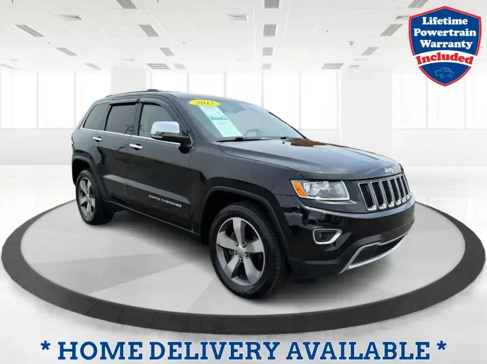 2015 Jeep Grand Cherokee Limited (1C4RJEBG4FC) with an 3.6L V6 DOHC 24V engine, 8-Speed Automatic transmission, located at 1230 East Main St, Xenia, OH, 45385, (937) 908-9800, 39.688026, -83.910172 - Picture your next weekend: loading up the family for a day at Carillon Historical Park, cruising down I675 with the A/C keeping everyone comfortable, then heading out toward Eastwood MetroPark with plenty of cargo space for chairs, coolers, and gear. This 2015 Jeep Grand Cherokee Limited is the kind - Photo#0