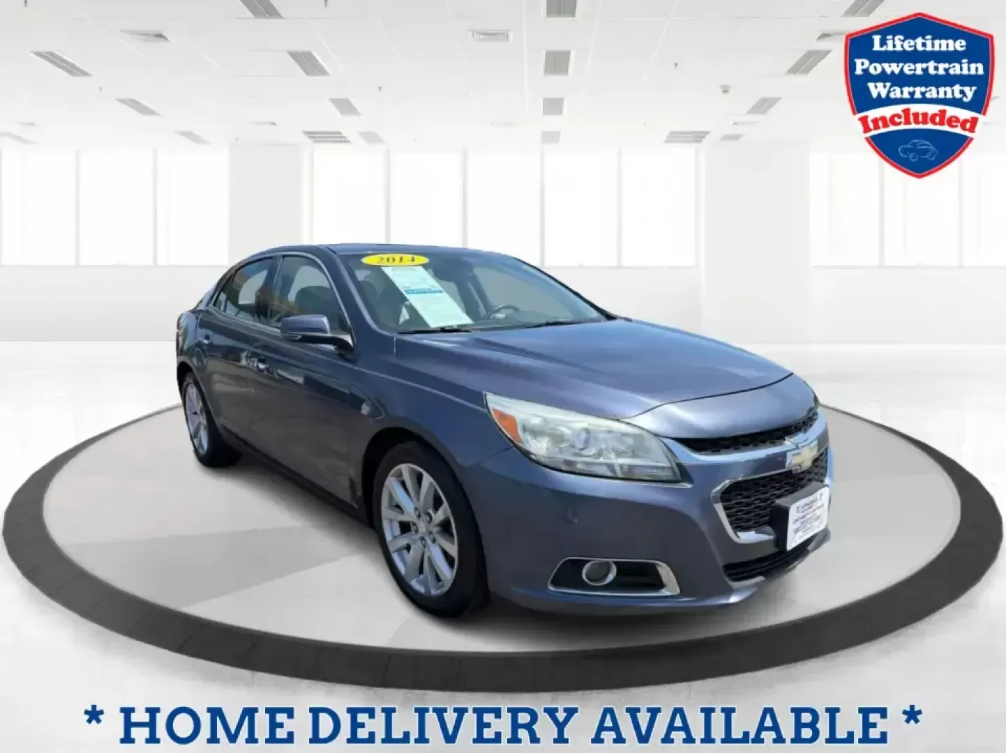 2014 Chevrolet Malibu 1TZ (1G11H5SL5EF) with an 2.5L L4 DOHC 16V engine, 6-Speed Automatic transmission, located at 401 Woodman Dr, Riverside, OH, 45431, (937) 908-9800, 39.760899, -84.123421 - Need a dependable sedan for the daily commute to Wright-Patterson AFB, quick errands down Woodman Dr, or comfortable weekend drives along I-675? This 2014 Chevrolet Malibu 1LZ in eye-catching Atlantis Blue Metallic fits real-life routines-school drop-offs, long commutes, and budget-friendly road tri - Photo#0