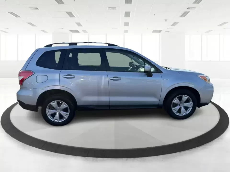2015 Subaru Forester 2.5i Premium (JF2SJADC8FH) with an 2.5L H-4 DOHC engine, 6-Speed Automatic transmission, located at 880 E. National Road, Vandalia, OH, 45377, (937) 908-9800, 39.891918, -84.183594 - 2015 Subaru Forester 2.5i Premium - Photo#1