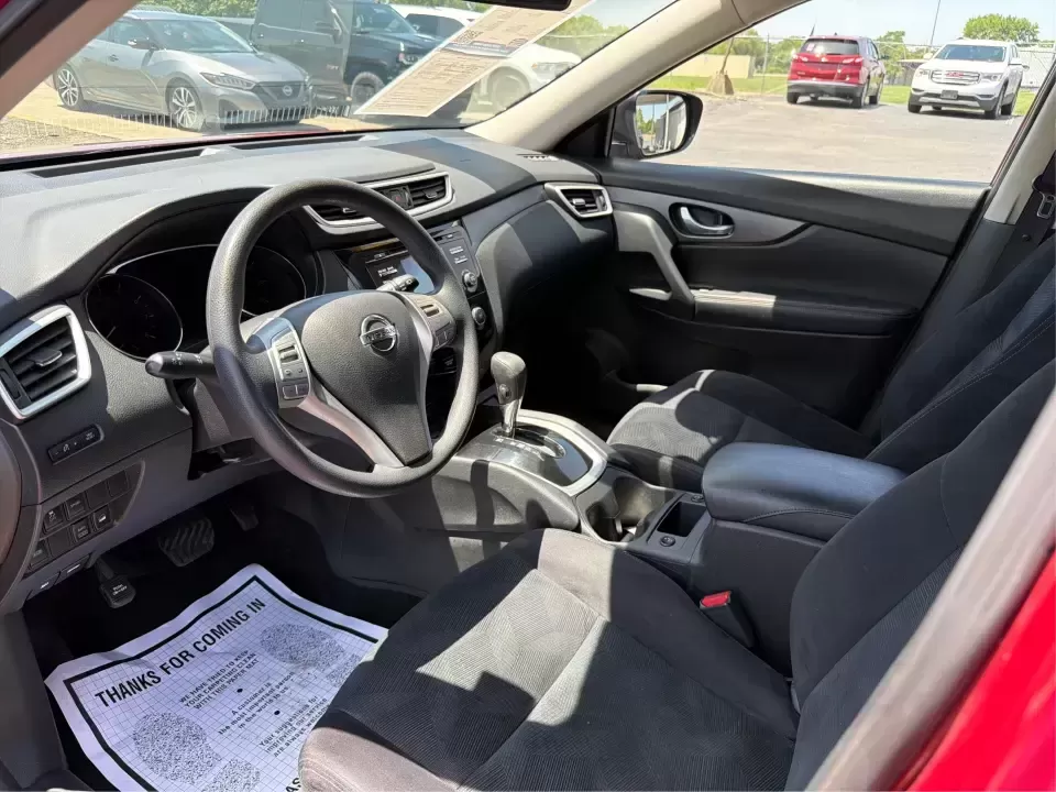 2016 Nissan Rogue S (JN8AT2MVXGW) with an 2.5L I-4 DOHC engine, CVT transmission, located at 1099 N County Rd 25A , Troy, OH, 45373, (937) 908-9800, 40.057079, -84.212883 - 2016 Nissan Rogue S - Photo#9