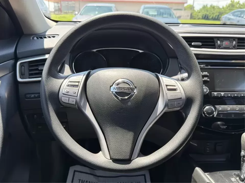 2016 Nissan Rogue S (JN8AT2MVXGW) with an 2.5L I-4 DOHC engine, CVT transmission, located at 1099 N County Rd 25A , Troy, OH, 45373, (937) 908-9800, 40.057079, -84.212883 - 2016 Nissan Rogue S - Photo#16