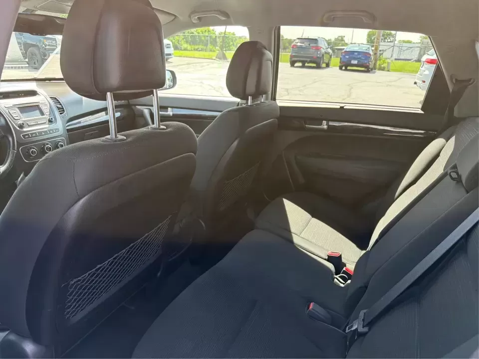 2014 Kia Sorento LX (5XYKT3A68EG) with an 2.4L I-4 gasoline direct injection engine, 6-Speed Automatic transmission, located at 1099 N County Rd 25A , Troy, OH, 45373, (937) 908-9800, 40.057079, -84.212883 - Need an SUV that fits real life in Troy-school drop-offs, a long commute down I-75, and weekend runs to Charleston Falls Preserve or a day around Downtown Troy? This 2014 Kia Sorento LX in Ebony Black is a practical, road-trip-ready SUV that balances everyday comfort with the kind of space and versa - Photo#10