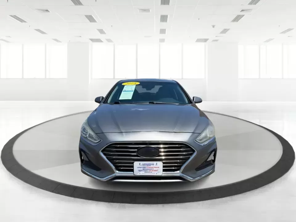 2018 Hyundai Sonata ECO (5NPE24AA3JH) with an 1.6L I-4 gasoline direct injection engine, 7A transmission, located at 1951 S Dayton Lakeview Rd., New Carlisle, OH, 45344, (937) 908-9800, 39.890999, -84.050255 - Need a smart, efficient sedan that can handle a busy weekday commute to Dayton, quick school drop-offs, and the occasional weekend run to Springfield without draining your budget? This 2018 Hyundai Sonata ECO in sleek Machine Gray is an ideal fit for drivers who want comfort, tech, and fuel-friendly - Photo#7
