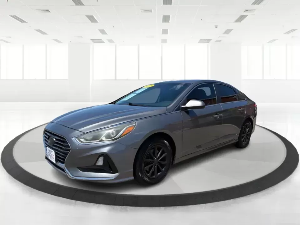 2018 Hyundai Sonata ECO (5NPE24AA3JH) with an 1.6L I-4 gasoline direct injection engine, 7A transmission, located at 1951 S Dayton Lakeview Rd., New Carlisle, OH, 45344, (937) 908-9800, 39.890999, -84.050255 - Need a smart, efficient sedan that can handle a busy weekday commute to Dayton, quick school drop-offs, and the occasional weekend run to Springfield without draining your budget? This 2018 Hyundai Sonata ECO in sleek Machine Gray is an ideal fit for drivers who want comfort, tech, and fuel-friendly - Photo#8