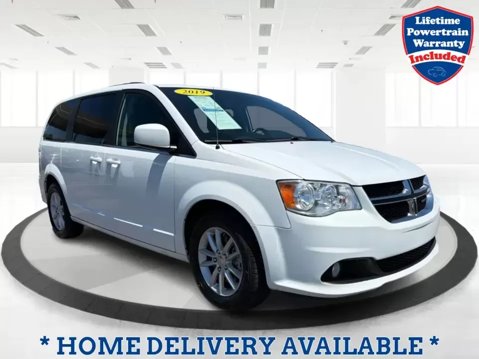 2019 Dodge Grand Caravan SXT (2C4RDGCG7KR) with an Pentastar 3.6L V-6 DOHC engine, 6A transmission, located at 401 Woodman Dr, Riverside, OH, 45431, (937) 908-9800, 39.760899, -84.123421 - Road trips to Hocking Hills, the daily school drop-off line, weekend soccer tournaments, or a long commute down I675-when life is busy, you need a van that keeps up without feeling like a compromise. This 2019 Dodge Grand Caravan SXT in White Knuckle Clearcoat is built for real-world family schedule - Photo#0