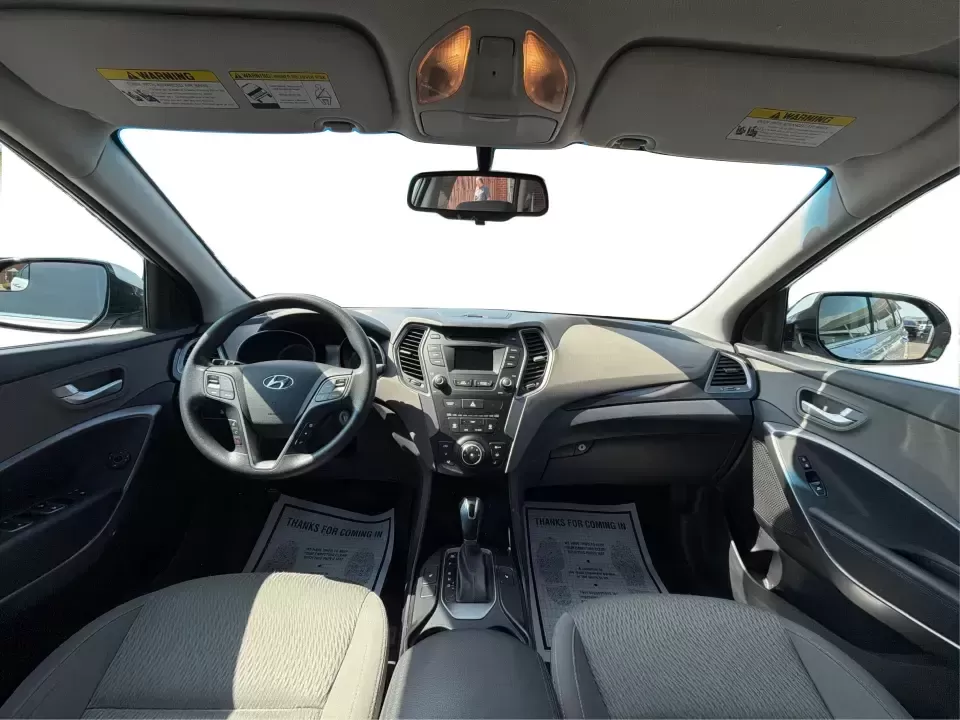 2016 Hyundai Santa Fe SE (KM8SMDHF5GU) with an 3.3L V-6 gasoline direct injection engine, 6A transmission, located at 1184 Kauffman Ave, Fairborn, OH, 45324, (937) 908-9800, 39.807072, -84.030914 - Whether you're hauling kids to practice, commuting to Wright-Patterson AFB, or packing up for a weekend getaway to John Bryan State Park, this 2016 Hyundai Santa Fe SE is built for real-life Ohio schedules. With three-row versatility, confident traction for changing weather, and comfort features tha - Photo#21