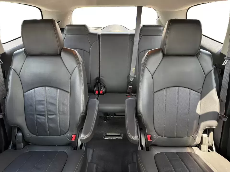 2015 Buick Enclave Leather AWD (5GAKVBKD9FJ) with an 3.6L V6 DOHC 24V engine, 6-Speed Automatic Overdrive transmission, located at 4508 South Dixie Dr, Moraine, OH, 45439, (937) 908-9800, 39.689976, -84.218452 - Road-trip weekends to Hueston Woods, school drop-offs around West Carrollton, and daily commutes up I75 feel a lot easier when your SUV has real space, comfort, and confidence in every season. This 2015 Buick Enclave Leather in stunning Crimson Red Tintcoat is built for busy families, carpool captai - Photo#13