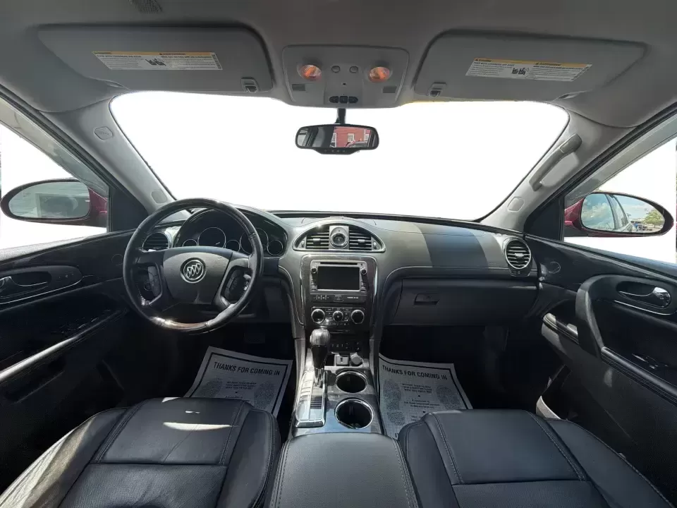 2015 Buick Enclave Leather AWD (5GAKVBKD9FJ) with an 3.6L V6 DOHC 24V engine, 6-Speed Automatic Overdrive transmission, located at 4508 South Dixie Dr, Moraine, OH, 45439, (937) 908-9800, 39.689976, -84.218452 - Road-trip weekends to Hueston Woods, school drop-offs around West Carrollton, and daily commutes up I75 feel a lot easier when your SUV has real space, comfort, and confidence in every season. This 2015 Buick Enclave Leather in stunning Crimson Red Tintcoat is built for busy families, carpool captai - Photo#20