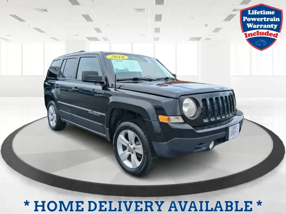 2016 Jeep Patriot Latitude 4WD (1C4NJRFB0GD) with an 2.4L L4 DOHC 16V engine, located at 1230 East Main St, Xenia, OH, 45385, (937) 908-9800, 39.688026, -83.910172 - Weekday commute down US-35, school drop-offs near Shawnee Park, and spontaneous weekend escapes to Caesar Creek State Park-this 2016 Jeep Patriot Latitude is built for the kind of Ohio lifestyle that mixes practical errands with let's get out of town freedom. Finished in Black Clearcoat and sized ju - Photo#0