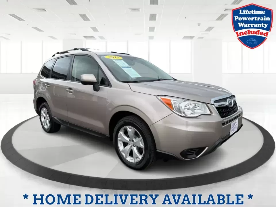 2015 Subaru Forester 2.5i Premium (JF2SJADC5FH) with an 2.5L H4 SOHC 16V engine, 6-Speed Automatic transmission, located at 1230 East Main St, Xenia, OH, 45385, (937) 908-9800, 39.688026, -83.910172 - Pack up the camping gear, load the groceries, or tackle a snowy morning commute-this 2015 Subaru Forester 2.5i Premium is the kind of SUV that fits real life in Xenia. With Subaru practicality, a versatile hatchback-style cargo area, and confidence-inspiring AWD capability, it's a smart match for dr - Photo#0