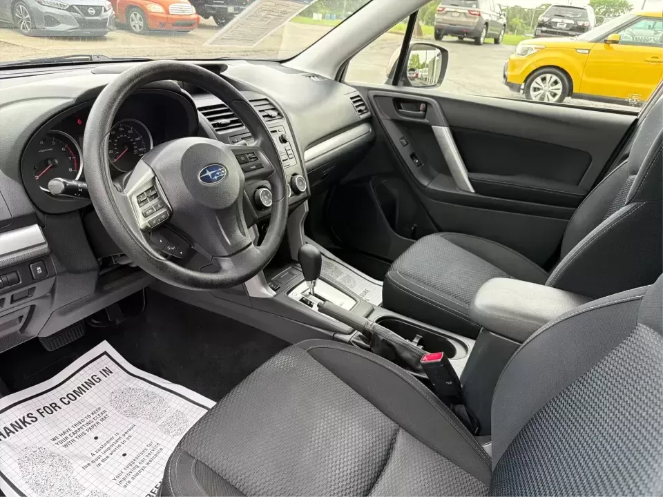2015 Subaru Forester 2.5i Premium (JF2SJADC5FH) with an 2.5L H4 SOHC 16V engine, 6-Speed Automatic transmission, located at 1230 East Main St, Xenia, OH, 45385, (937) 908-9800, 39.688026, -83.910172 - Pack up the camping gear, load the groceries, or tackle a snowy morning commute-this 2015 Subaru Forester 2.5i Premium is the kind of SUV that fits real life in Xenia. With Subaru practicality, a versatile hatchback-style cargo area, and confidence-inspiring AWD capability, it's a smart match for dr - Photo#9