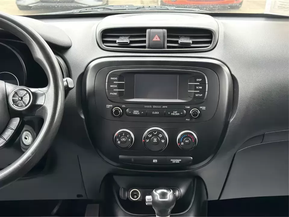 2016 Kia Soul + (KNDJP3A5XG7) with an 2L I-4 gasoline direct injection engine, 6A transmission, located at 401 Woodman Dr, Riverside, OH, 45431, (937) 908-9800, 39.760899, -84.123421 - Busy commute on I-75, quick errands around Riverside, or a weekend run to Carillon Historical Park and the Dayton riverfront-this 2016 Kia Soul + is the kind of small hatchback that fits real life. With its easy-to-park size, flexible cargo area, and standout Solar Yellow paint, it's a smart pick fo - Photo#12