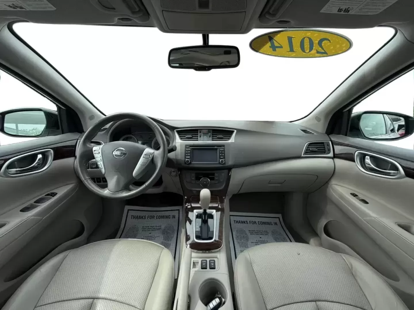 2014 Nissan Sentra SL (3N1AB7AP6EY) with an 1.8L I-4 DOHC engine, 6-Speed Manual transmission, located at 1099 N County Rd 25A , Troy, OH, 45373, (937) 908-9800, 40.057079, -84.212883 - Need a dependable commuter that's easy to park downtown, sips regular unleaded, and still feels comfortable for weekend getaways? This 2014 Nissan Sentra SL in Aspen White is a smart pick for Troy-area drivers who want a practical sedan with upscale touches and a driver-engaged feel thanks to its 6- - Photo#19