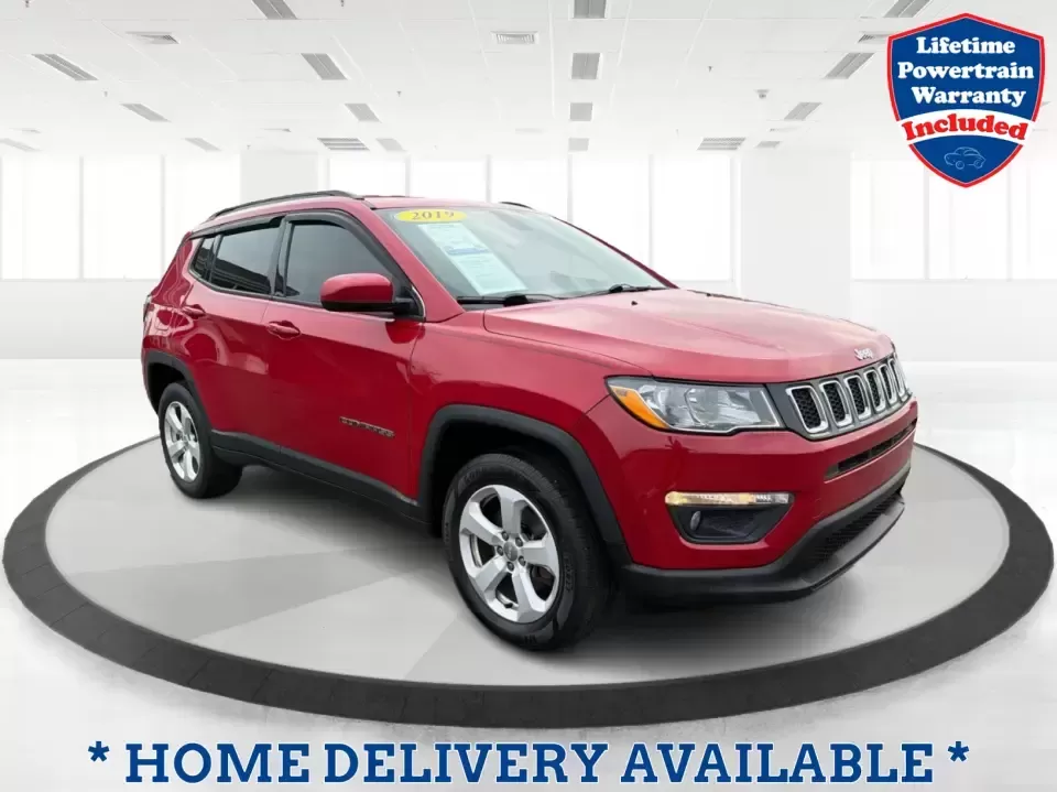 2019 Jeep Compass Sport 4WD (3C4NJDBB9KT) with an 2.4L L4 DOHC 16V engine, located at 1951 S Dayton Lakeview Rd., New Carlisle, OH, 45344, (937) 908-9800, 39.890999, -84.050255 - Picture your next Ohio road trip: loading up for a weekend at Buck Creek State Park, commuting down I70 toward Dayton, or navigating winter backroads around New Carlisle with confidence. This 2019 Jeep Compass Latitude 4x4 in striking Redline Pearlcoat is the kind of SUV that fits real life-comforta - Photo#0