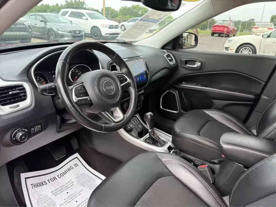 2019 Jeep Compass Sport 4WD (3C4NJDBB9KT) with an 2.4L L4 DOHC 16V engine, located at 1951 S Dayton Lakeview Rd., New Carlisle, OH, 45344, (937) 908-9800, 39.890999, -84.050255 - Picture your next Ohio road trip: loading up for a weekend at Buck Creek State Park, commuting down I70 toward Dayton, or navigating winter backroads around New Carlisle with confidence. This 2019 Jeep Compass Latitude 4x4 in striking Redline Pearlcoat is the kind of SUV that fits real life-comforta - Photo#9