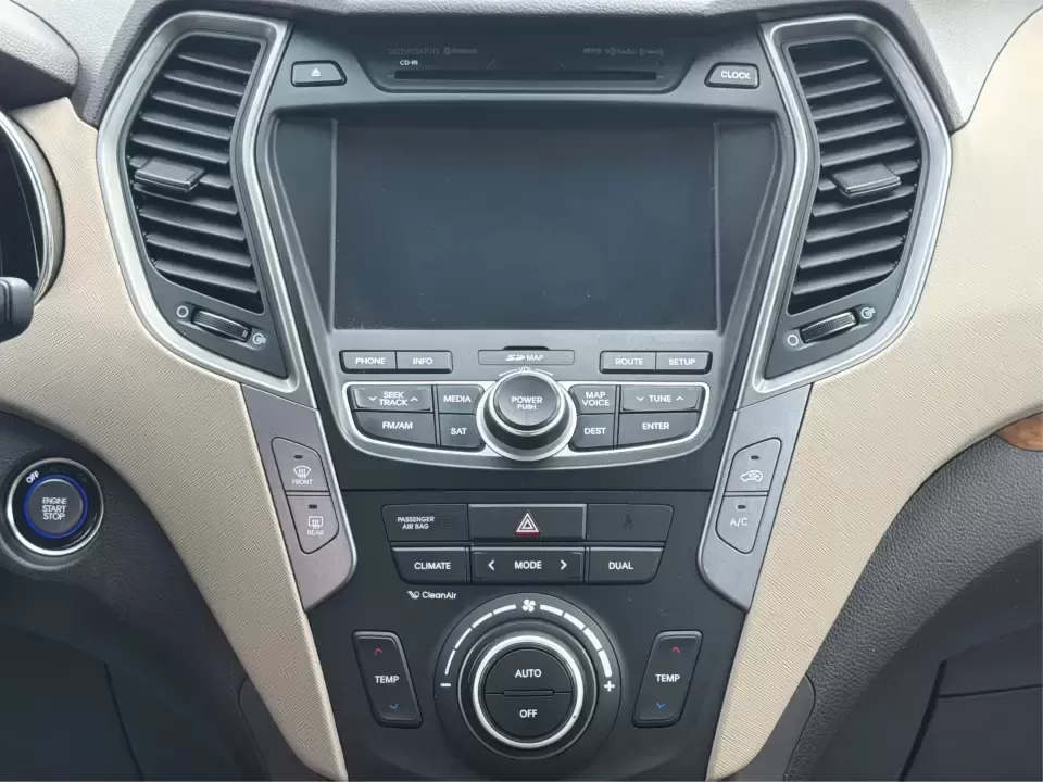 2016 Hyundai Santa Fe 2.4L (5XYZU3LB5GG) with an Theta II 2.4L I-4 gasoline direct injection engine, 6-Speed Automatic transmission, located at 8750 N County Rd 25A, Piqua, OH, 45356, (937) 908-9800, 40.164391, -84.232513 - Load up the family, point the hood toward a weekend at John Bryan State Park, or make the daily commute from Xenia to Beavercreek feel more comfortable-this 2016 Hyundai Santa Fe 2.4L is the kind of SUV that fits real life. With three-row versatility in a right-sized footprint, it's ideal for school - Photo#13