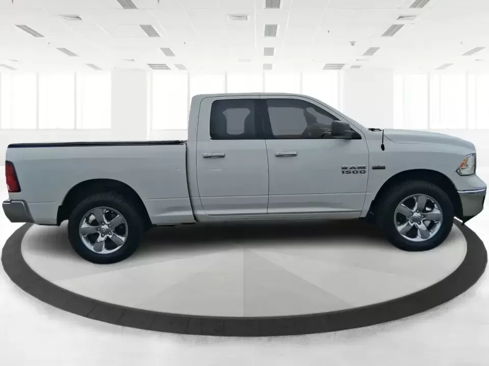 2016 Ram 1500 Big Horn (1C6RR7GTXGS) with an 5.7L V8 OHV 16V engine, 6A transmission, located at 4508 South Dixie Dr, Moraine, OH, 45439, (937) 908-9800, 39.689976, -84.218452 - Need a truck that can handle weekday work, weekend towing, and family errands without feeling like a stripped-down fleet vehicle? This 2016 Ram 1500 Big Horn Quad Cab in Bright White Clearcoat is built for real life in Moraine-whether you're hauling gear down South Dixie Drive, heading toward I-75 f - Photo#1