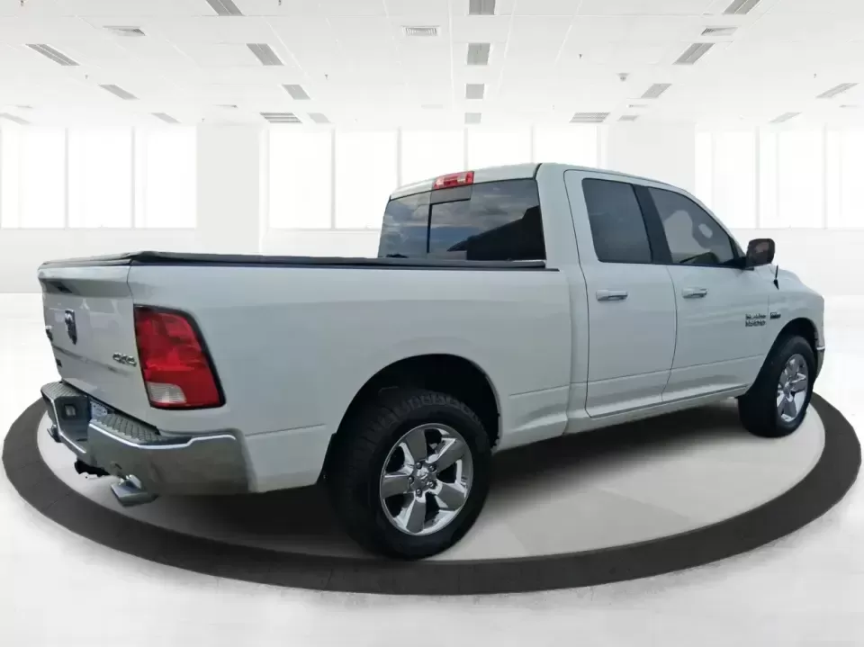 2016 Ram 1500 Big Horn (1C6RR7GTXGS) with an 5.7L V8 OHV 16V engine, 6A transmission, located at 4508 South Dixie Dr, Moraine, OH, 45439, (937) 908-9800, 39.689976, -84.218452 - Need a truck that can handle weekday work, weekend towing, and family errands without feeling like a stripped-down fleet vehicle? This 2016 Ram 1500 Big Horn Quad Cab in Bright White Clearcoat is built for real life in Moraine-whether you're hauling gear down South Dixie Drive, heading toward I-75 f - Photo#2