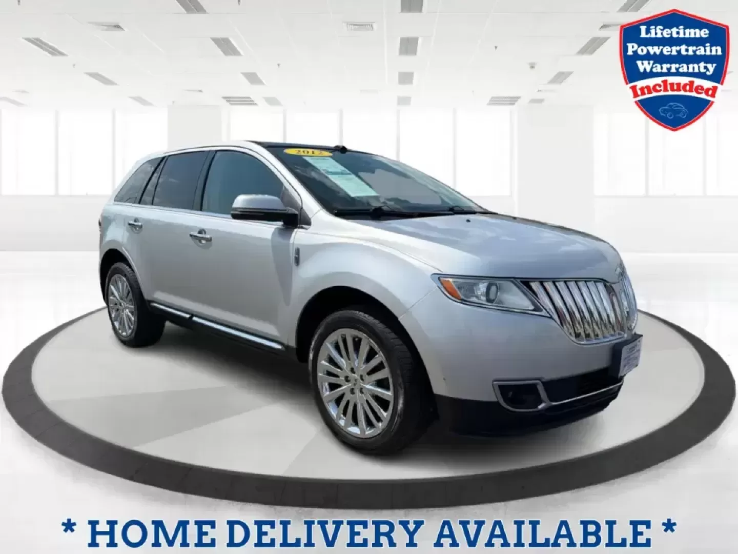 2012 Lincoln MKX Base (2LMDJ8JK1CB) with an 3.7L V6 DOHC 24V engine, 6-Speed Automatic transmission, located at 401 Woodman Dr, Riverside, OH, 45431, (937) 908-9800, 39.760899, -84.123421 - Need a comfortable, confident SUV for daily commuting to Wright-Patterson AFB, school drop-offs in Beavercreek, and weekend runs to The Greene or Carillon Historical Park? This 2012 Lincoln MKX Base in classic Silver delivers the kind of quiet ride, upscale comfort, and V6 power that makes errands f - Photo#0